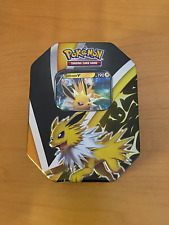 Pokemon TCG Jolteon V Eevee Evolutions Tin w/ NM SWSH151 Promo Card - NO packs picture