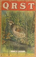 VICTORIAN DISSECTED SLAT PUZZLE~QUAIL~GAME BIRD HIDDEN IN BUSH~FOREST FOLIAGE picture