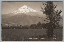 Volcano El Popocatepetl Mexico RPPC Photo Postcard picture