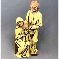 VTG STAR Nativity Jesus Mary Joseph Figurine MCM Hand Painted Religious Catholic picture