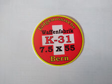K-31 Swiss decal ( red) picture