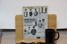 Fred Mueller Western Wear Clothing Cowboy Vintage Ad Laminated Placemat Coffee picture