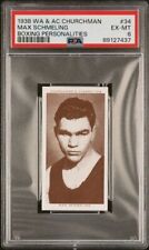 MAX SCHMELING 1938 W.A. & A.C. Churchman Boxing Personalities #34 PSA 6 EX-MT picture