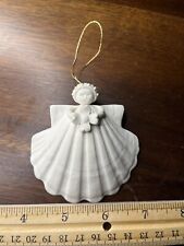 Vintage Margret Furlong 1997 shell angel with Flower picture