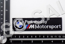 BMW POWERED BY M MOTORSPORT EMBROIDERED PATCH IRON/SEW ON ~4-3/4