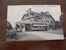 c. 1910 Ridgewood, New Jersey RPPC Postcard Residence of C.S. Martin picture