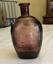 Vintage Amethyst Glass Bottle Wheaton Glass. George Washington Profile picture