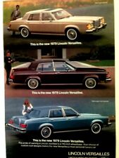 1979 Lincoln Versailles Print Ad picture