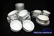 Jingdezhen China -N- Porcelain 41 piece cup/saucer/rice bowl/sauce dish picture
