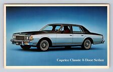 Caprice Classic 4-Door Sedan, Car, Transportation, Antique, Vintage Postcard picture