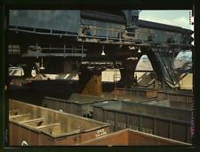 Hulett Machine,Pennsylvania Railroad Iron Ore Docks,Cleveland,Ohio,OH,1943 picture