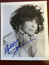 Original Elizabeth Taylor autographed hand signed photo taken by Bruce Weber picture