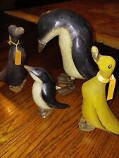 4 vintage Smith & Hawken duck Penguin picture