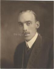 8x10 EARLY 20th CENTURY MAN Vintage FOUND ANTIQUE PHOTO black and white 35 31 G picture