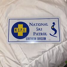 National Ski Patrol Vintage License Plate picture