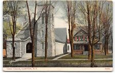 New York-Canton-Grace Church-Antique Postcard picture