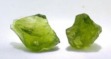 6.40 Gram 32 Carat 2 San Carlos Arizona Peridot Apple Green Facet Crystal Rough  picture