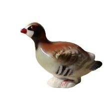 Vintage Miniture Red Legged Partridge Game Bird Hand Painted Germany  picture