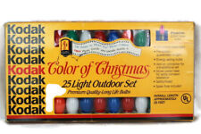 Vintage Kodak Color of Christmas 25 Light Outdoor Set  picture