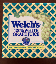 Welch’s Grape Lot Of 4 Nat’l Welch Grape Promitional Coasters picture