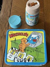 Vintage Heathcliff the Cat Lunchbox (metal) w/ Thermos  1982 Aladdin picture