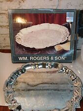 Vintage international silver company serving tray WM Roger's & Son #0521 picture