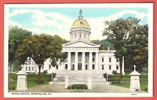 STATE CAPITOL, MONTPELIER, VERMONT - 1923 Postcard picture