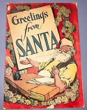 Rare 1949 Greetings from Santa Claus Western Printing Comic Book Hannifan & Co. picture