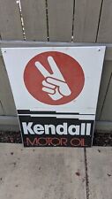 Vintage Kendall Motor Oil Double Sided Sign picture