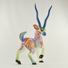 Goat Alebrije STUNNING Oaxacan Wood Carving A2725 | Magia Mexica picture