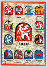 CZECH REPUBLIC Coat of Arms Heraldic 4x6 Postcard picture