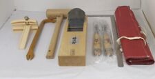Carpenter's tool set of 8 vintage Kanna Hand Plane Japanese Carpentry Wood picture
