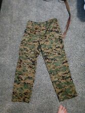USMC Marine Corps Woodland Digital MARPAT Trousers Pants No Tag picture