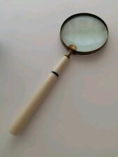 RARE Pottery Barn Oversized Large Magnifying Glass Long Handle picture