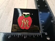 New York Yankees Pin Red Apple Logo Lapel Hat Collectible MLB Teacher Baseball picture