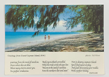 Greetings from Grand Cayman Island BWI Postcard 1992 Unposted picture