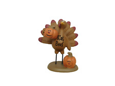 Mini Turkey telling you Eat Beef with pumpkins - New by Blossom Bucket #89869A picture