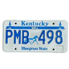 Vintage Kentucky License Plate  BELL  PMB 498 Bluegrass State Garage Man Cave picture