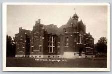 Brookings South Dakota~High School~aka The Red Castle~c1915 RPPC picture