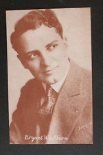 Bryant Washburn Actor Hollywood Movie Arcade Exhibit Card picture