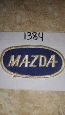 vintage sew on patch Mazda picture