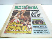 The National Sports Daily Jan 15, 1991 Newspaper Chicago Bulls Michael Jordan picture