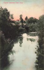 A Typical California Creek Scene CA PM Rialto c1910 Postcard picture