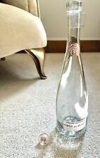 Gerard Bertrand Cote des Roses Empty Glass Wine Bottle w/Glass Lid 13