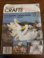 Vintage McCall's Crafts Pattern 2136 Stuffed Swans picture