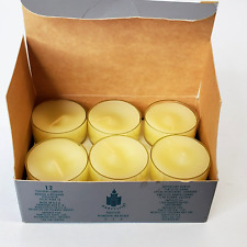 Partylite Tealight Pineapple Yellow Candles New V0415 Package Of 12 picture