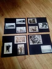 ORIGINAL WW2 GERMAN Military Soldiers/WFamily,Etc Scrapbook Pages 14 Photographs picture