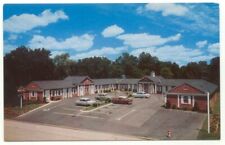 White Plains NY County Center Motel Old Cars Vintage Postcard New York picture
