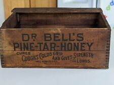***RARE*** Dr Bells Pine Tar Honey Cures Bottle Druggist Paducah KY Crate Box picture