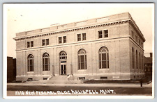 RPPC New Federal Building Kalispell Montana Postcard picture